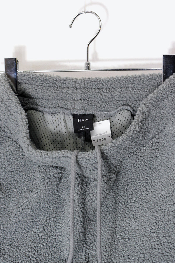 FLEECE CARGO PANTS / GREY/GREEN [SIZE: XS USED]