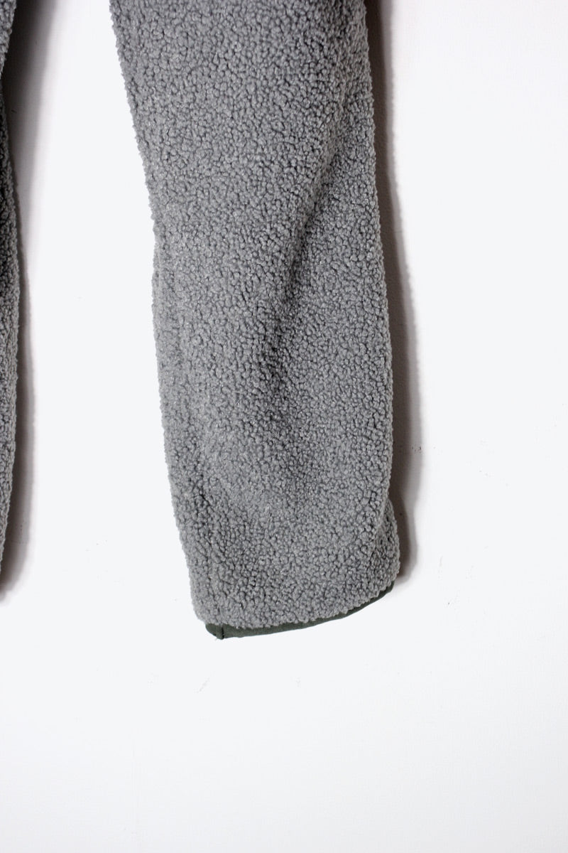 FLEECE CARGO PANTS / GREY/GREEN [SIZE: XS USED]