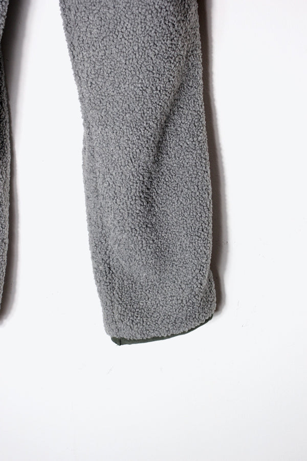 FLEECE CARGO PANTS / GREY/GREEN [SIZE: XS USED]