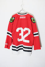 画像をギャラリービューアに読み込む, L/S CHICAGO BLACKHAWKS 32 PULLOVER GAME SHIRT / RED [SIZE: S USED]
