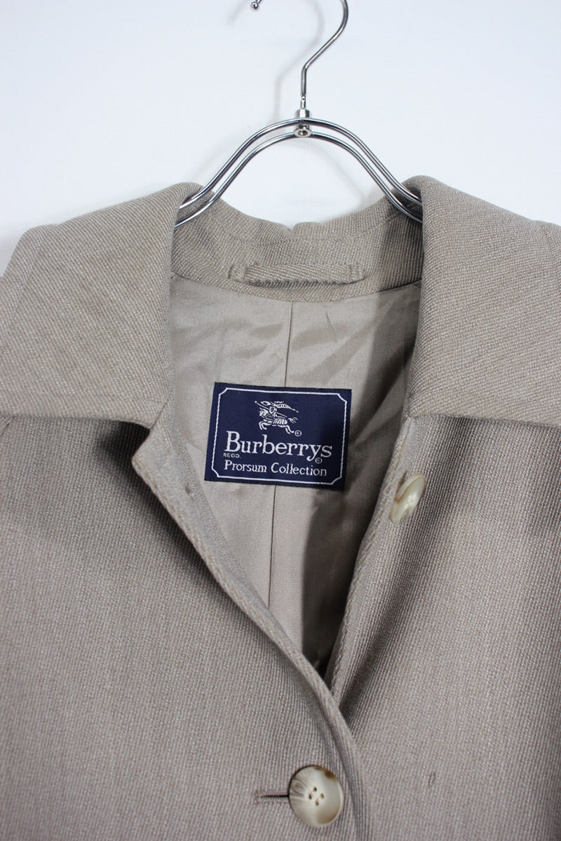 90'S LONG WOOL COAT / BEIGE [SIZE: M相当 USED]