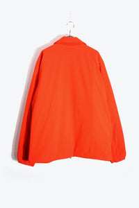 WATERPROOF NYLON ZIP PUFF JACKET / NEON ORANGE [SIZE: XL相当 USED]