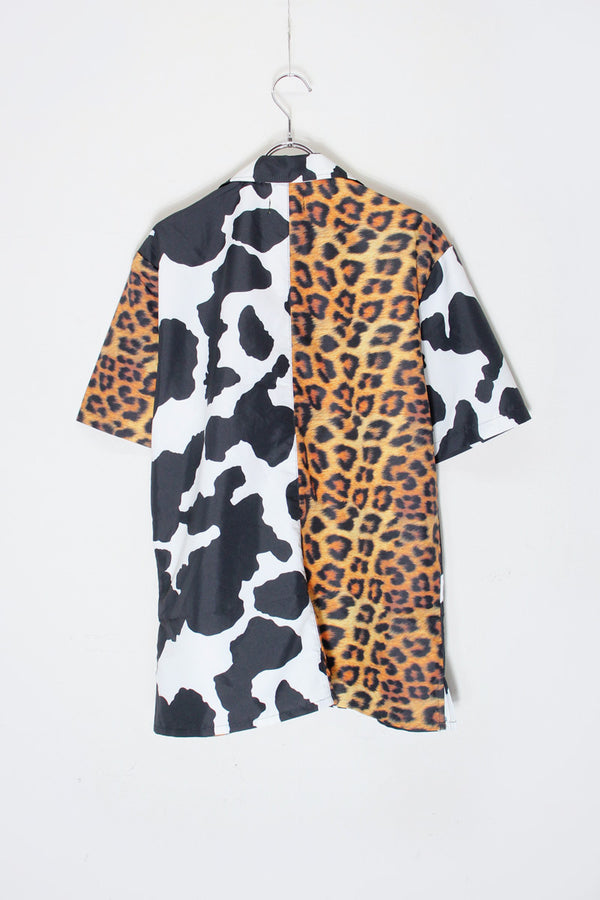 S/S ANIMAL PATTERN SHIRT / MULTI [SIZE: XS DEADSTOCK/NOS]