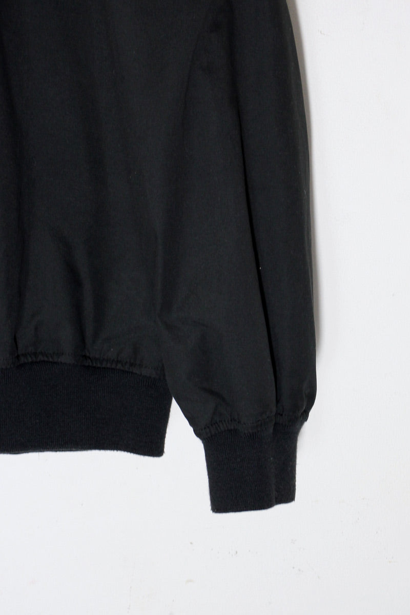 V-NECK PULLOVER POLYESTER JACKET / BLACK / BEIGE [SIZE: L USED]