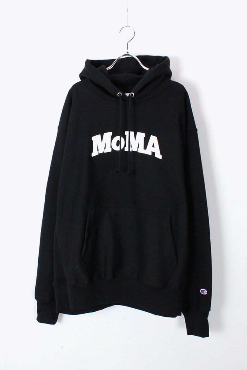 MOMA LOGO REVERSE WEAVE SWEAT HOODIE / BLACK [Color not released in Japan] [NEW]