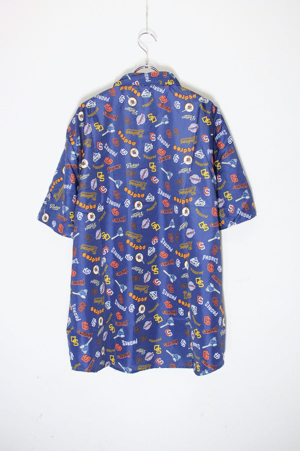 S/S MLB SAN DIEGO PADRES SHIRT / NAVY [SIZE: L Equivalent USED]