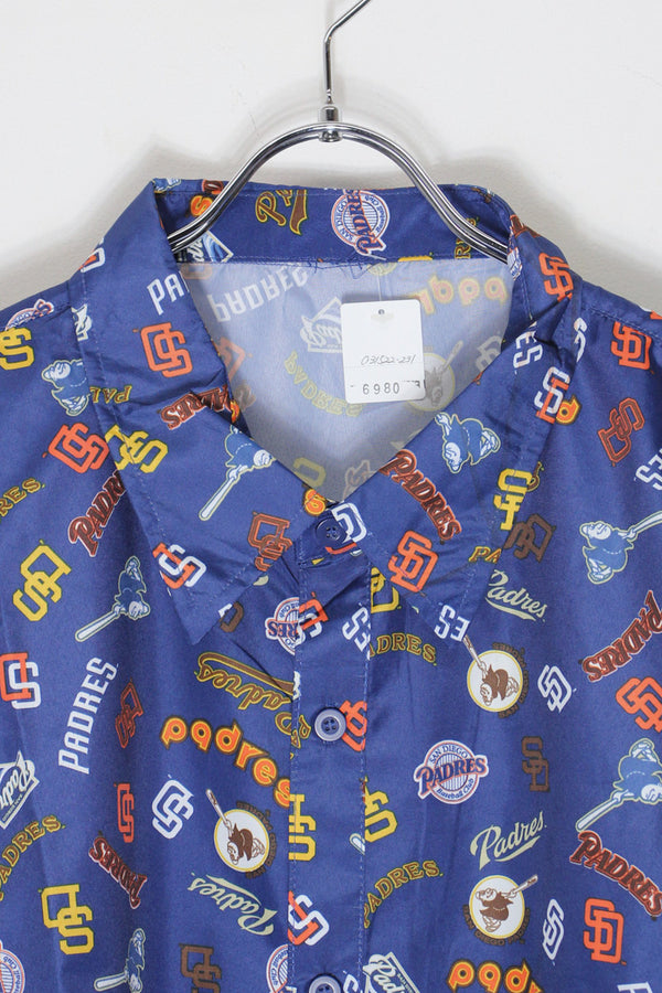 S/S MLB SAN DIEGO PADRES SHIRT / NAVY [SIZE: L Equivalent USED]