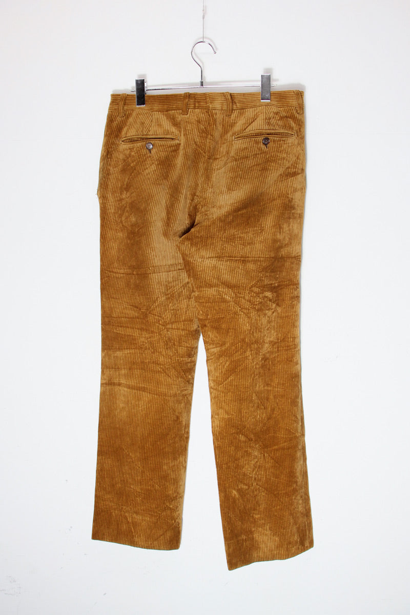 90'S CORDUROY PANTS / BROWN [SIZE: W32 equivalent USED]