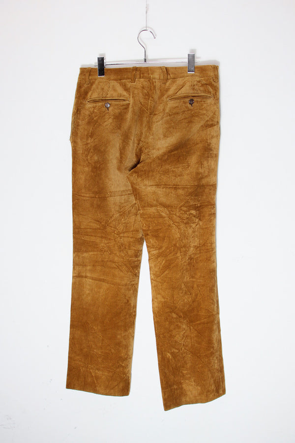 90'S CORDUROY PANTS / BROWN [SIZE: W32 equivalent USED]