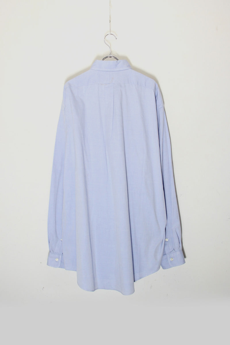 L/S ONE POINT BD OXFORD SHIRT / SAX BLUE [SIZE: L USED]