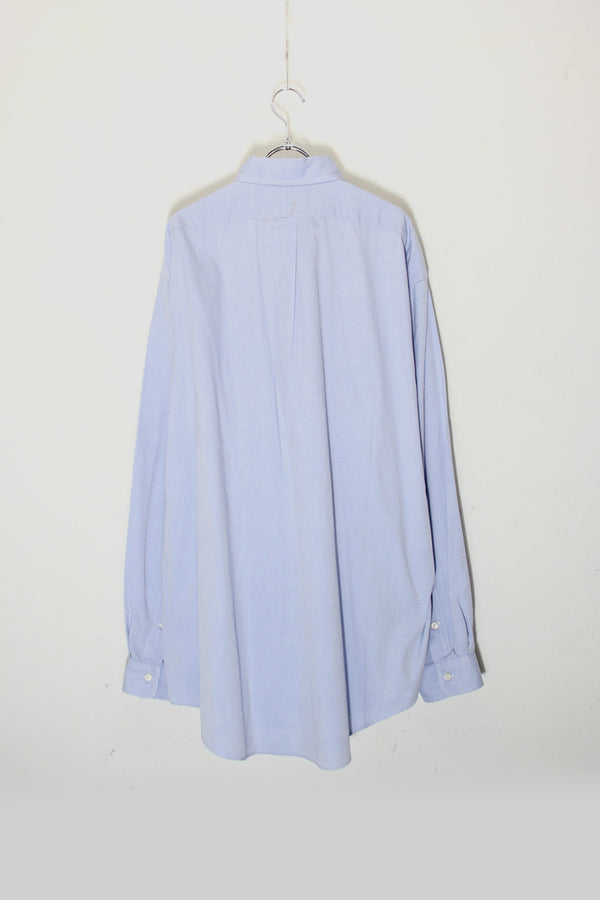 L/S ONE POINT BD OXFORD SHIRT / SAX BLUE [SIZE: L USED]
