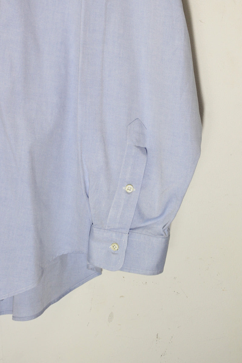 L/S ONE POINT BD OXFORD SHIRT / SAX BLUE [SIZE: L USED]