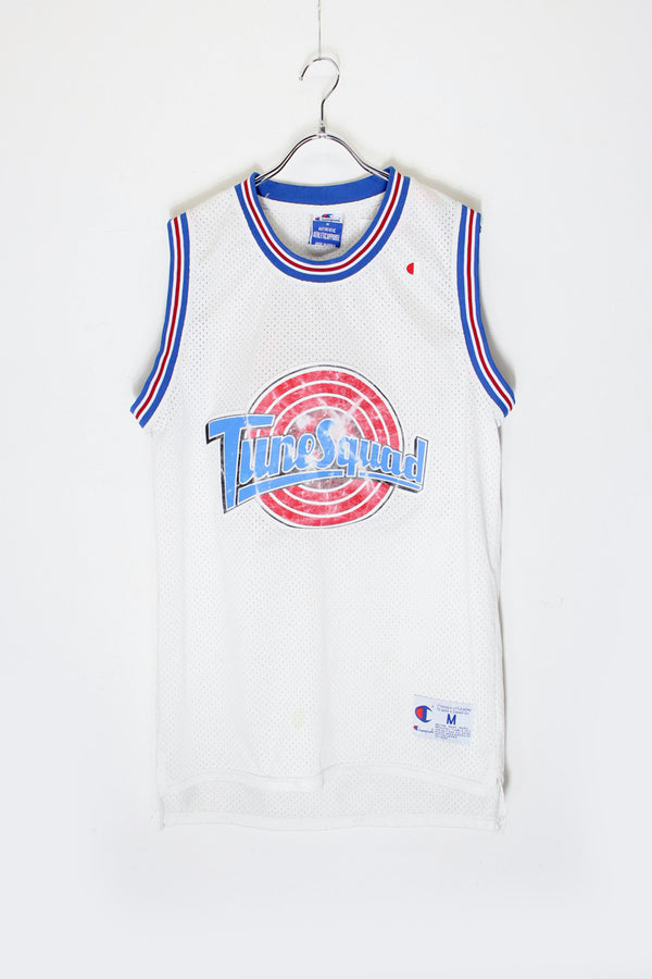 90's NBA TUNE SQUAD 23 BASKETBALL GAME SHIRT / WHITE [SIZE: M USED]