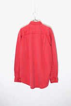 画像をギャラリービューアに読み込む, MADE IN USA 92&#39;S L/S WASHED COTTON TWILL SHIRT / FADED RED [SIZE: S DEADSTOCK/NOS]
