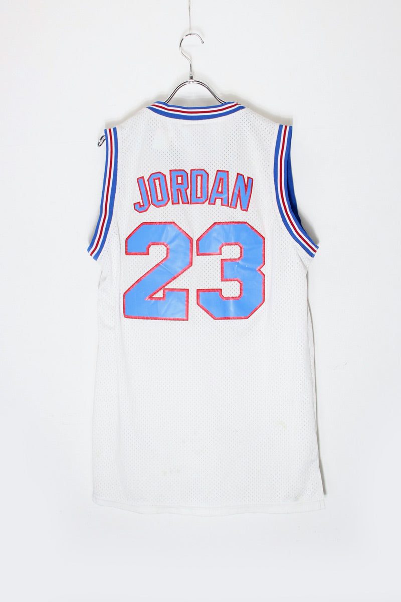 90's NBA TUNE SQUAD 23 BASKETBALL GAME SHIRT / WHITE [SIZE: M USED]
