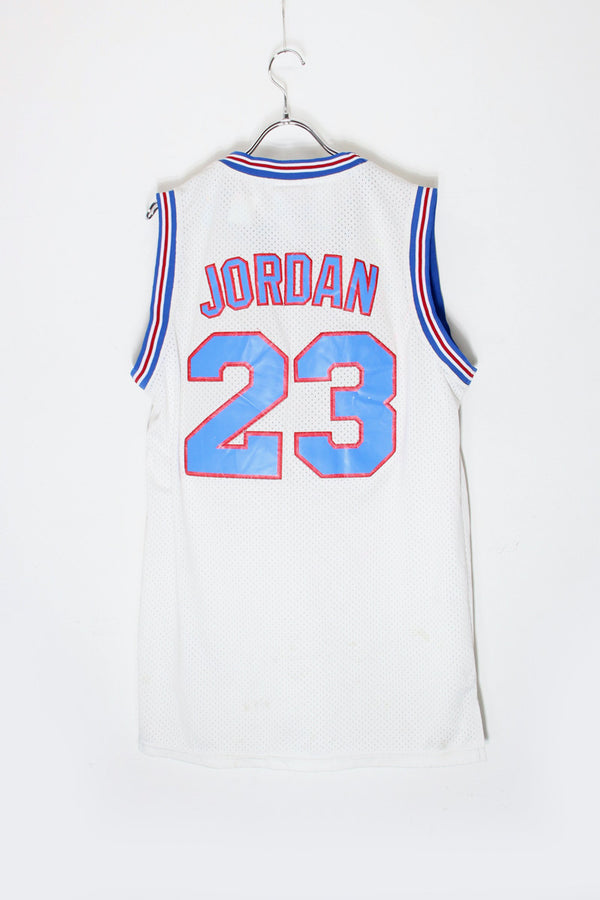 90's NBA TUNE SQUAD 23 BASKETBALL GAME SHIRT / WHITE [SIZE: M USED]