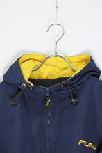 画像をギャラリービューアに読み込む, EARLLY 00&#39;S HALF ZIP NYLON HOODIE JACKET / NAVY［ SIZE: XL USED ]
