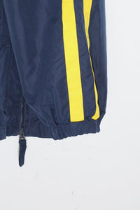 EARLLY 00'S HALF ZIP NYLON HOODIE JACKET / NAVY［ SIZE: XL USED ]