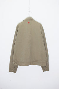 EARLLY 00'S CHECK PATTERN ZIP JACKET / BEIGE［ SIZE: XL USED ]