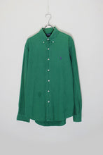 画像をギャラリービューアに読み込む, 90&#39;S L/S BD SHIRT / GREEN [SIZE: M USED]
