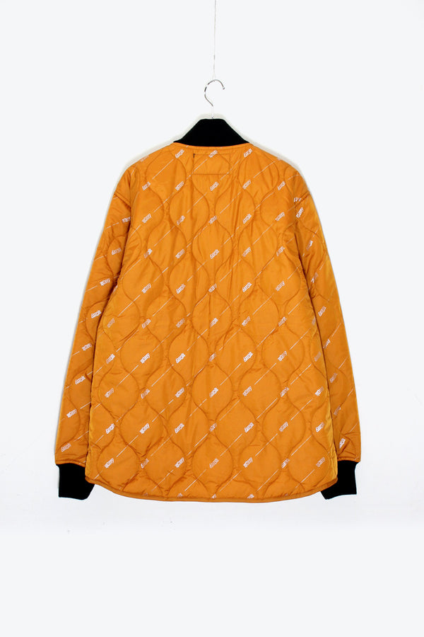 WORK QUILTING JACKET / ORANGE [ SIZE: XL DEADSTOCK/NOS ]