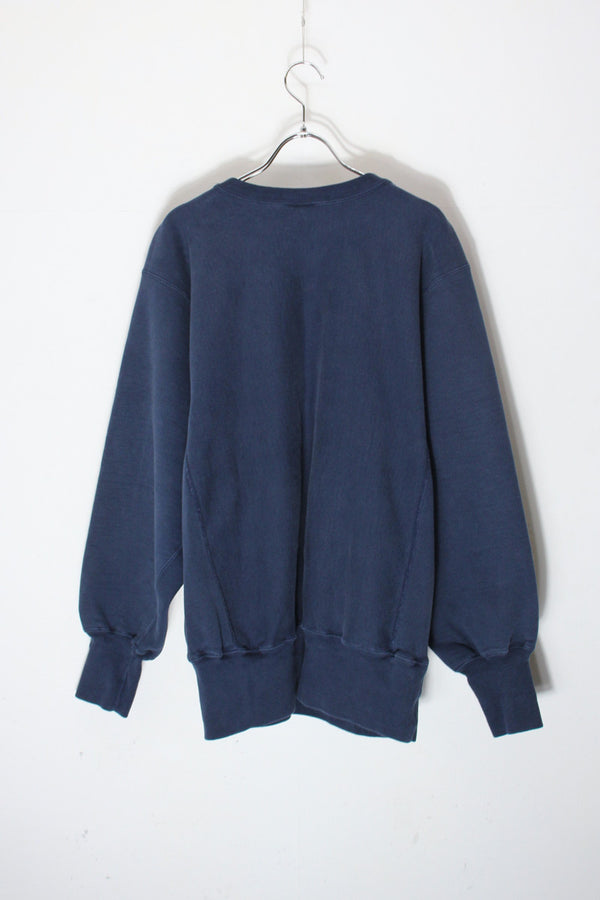 MADE IN MEXICO 90'S IOWA UNIVERSITY REVERSE WEAVE SWEATSHIRT / NAVY [SIZE: L USED]