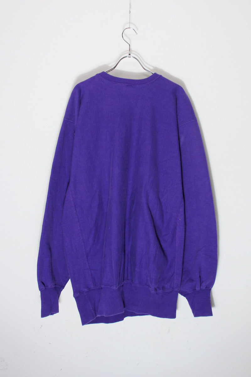 MADE IN USA 94'S NFL VIKINGS REVERSE WEAVE SWEATSHIRT / PURPLE [SIZE: 2XL USED]