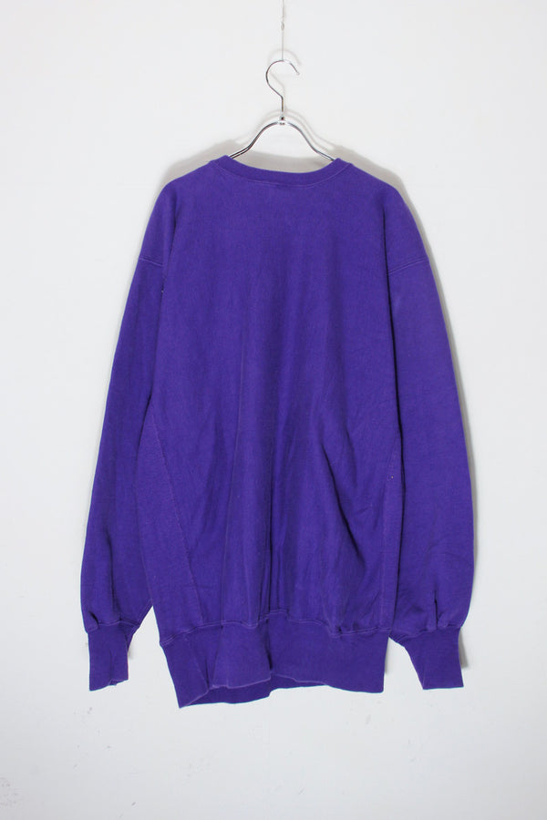 MADE IN USA 94'S NFL VIKINGS REVERSE WEAVE SWEATSHIRT / PURPLE [SIZE: 2XL USED]