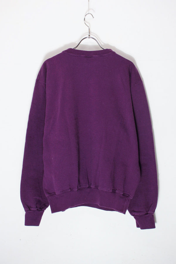 90'S AUTHENTIC LOGO SWEATSHIRT / PURPLE [SIZE: L USED]