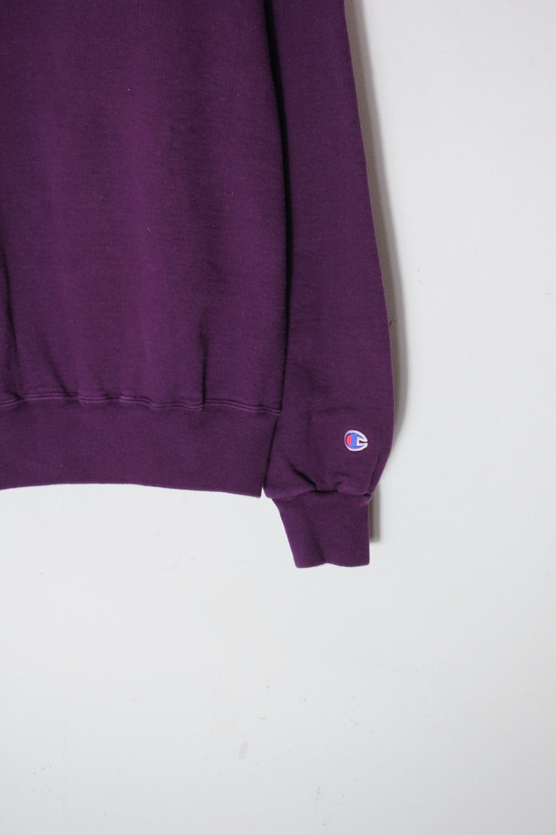 90'S AUTHENTIC LOGO SWEATSHIRT / PURPLE [SIZE: L USED]