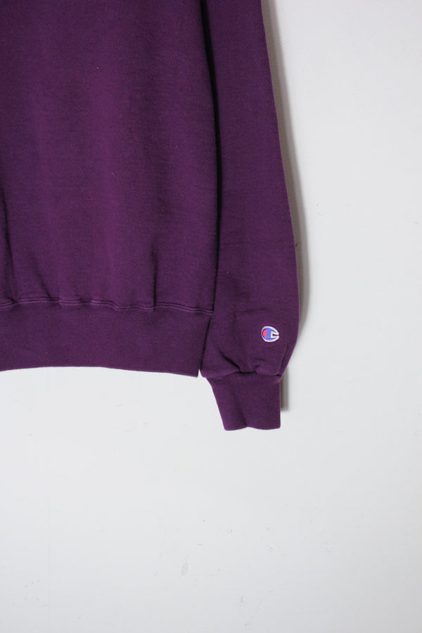 90'S AUTHENTIC LOGO SWEATSHIRT / PURPLE [SIZE: L USED]