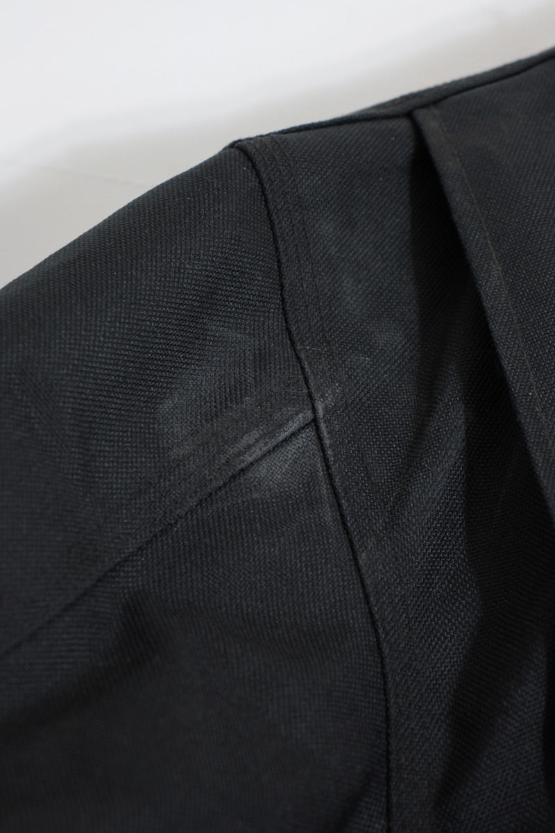 MADE IN MEXICO ADVERTISING NYLON TRADITIONAL COAT / BLACK [ SIZE: L USED ]