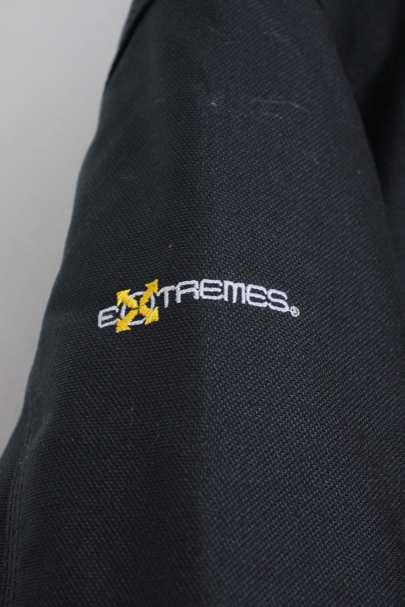 MADE IN MEXICO ADVERTISING NYLON TRADITIONAL COAT / BLACK [ SIZE: L USED ]