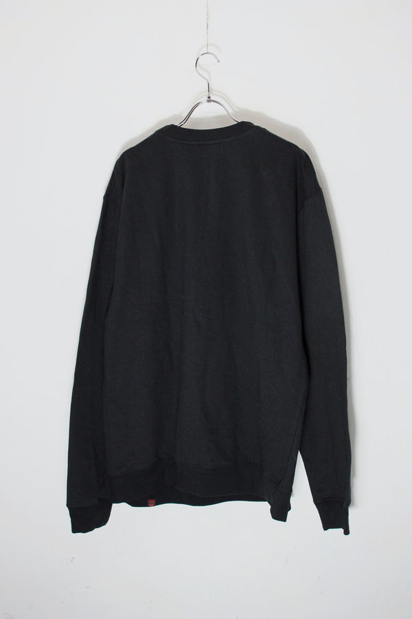 SPITFIRE WHEELS PRINT SWEATSHIRT / BLACK/ORANGE [SIZE: L USED]