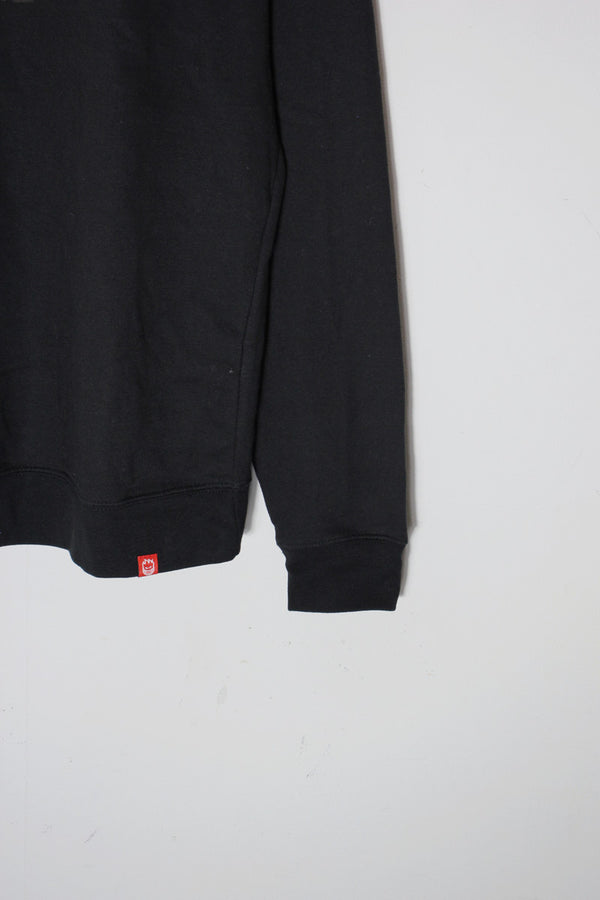 SPITFIRE WHEELS PRINT SWEATSHIRT / BLACK/ORANGE [SIZE: L USED]