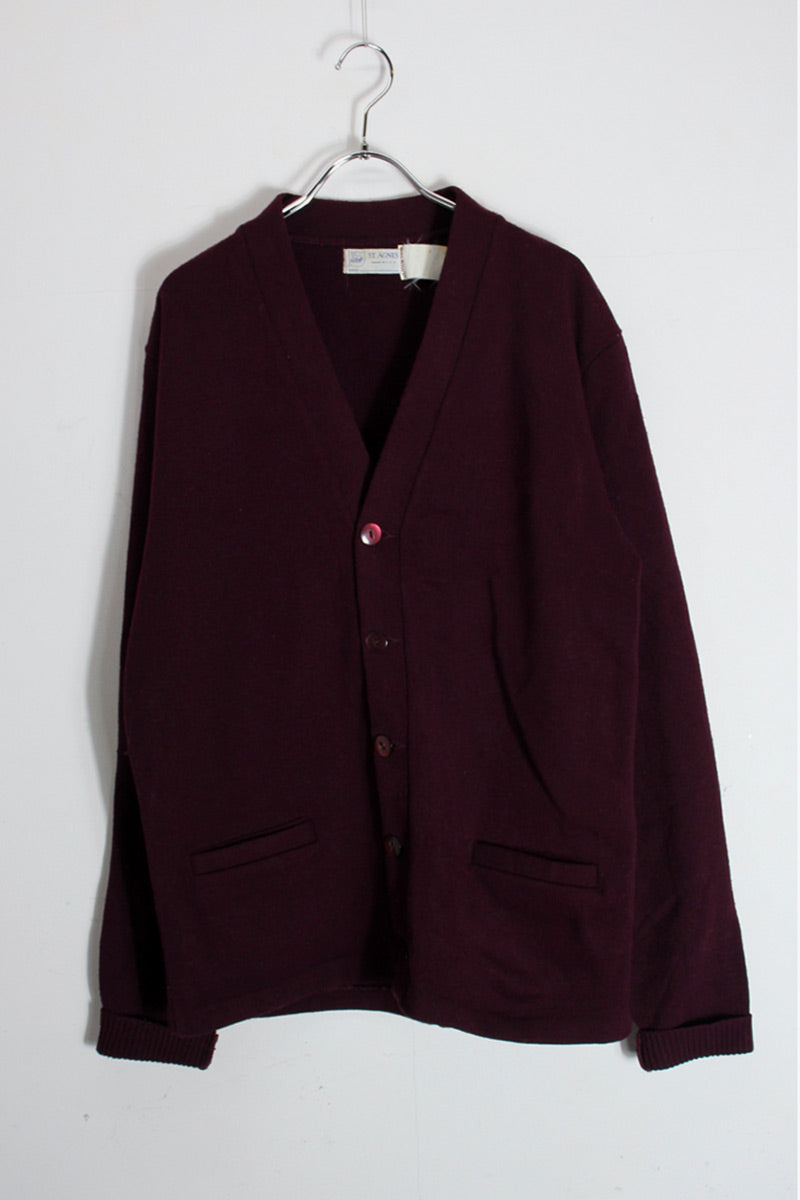 Wine colored hot sale cardigan sweater