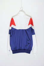 画像をギャラリービューアに読み込む, 90&#39;S STAND COLLAR ZIP TRACK JACKET / RED / WHITE / NAVY［SIZE: M USED]
