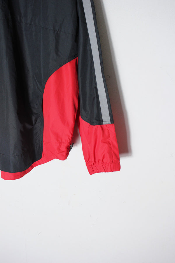 90'S GALLES RACING HALF-ZIP NYLON JACKET / BLACK [SIZE: L USED]