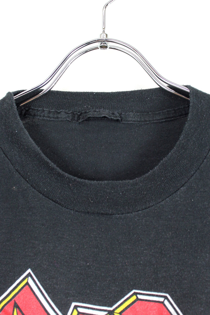 MADE IN USA 88'S ACDC BLOW UP YOUR VIDEO TOUR TEE SHIRT / BLACK [SIZE: Equivalent to S USED]