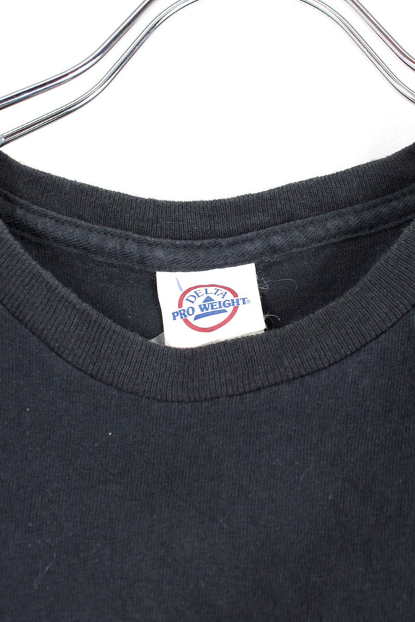 HARLEY DAVIDSON AMAZING HERO TEE SHIRT / BLACK [SIZE: M USED]