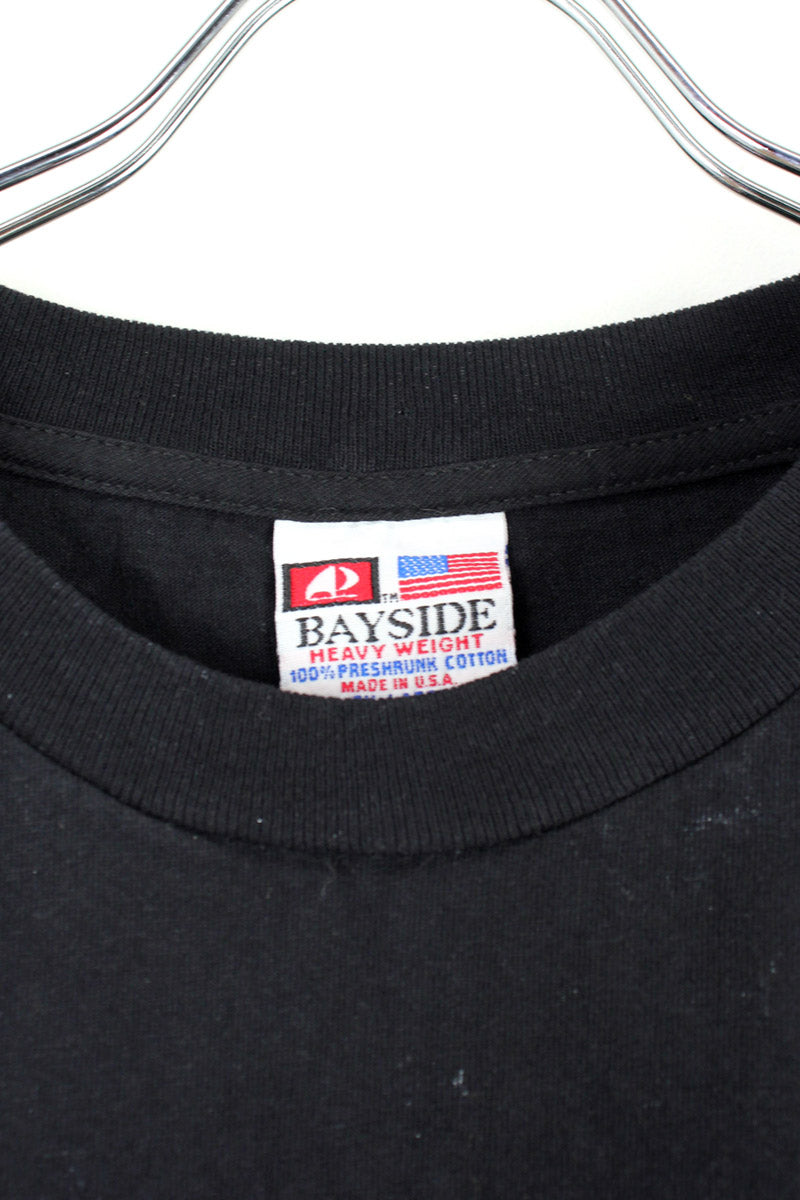 MADE IN USA 90'S IT'S NOT A CULT S/S MESSAGE TEE SHIRT / BLACK [SIZE: 2XL USED]