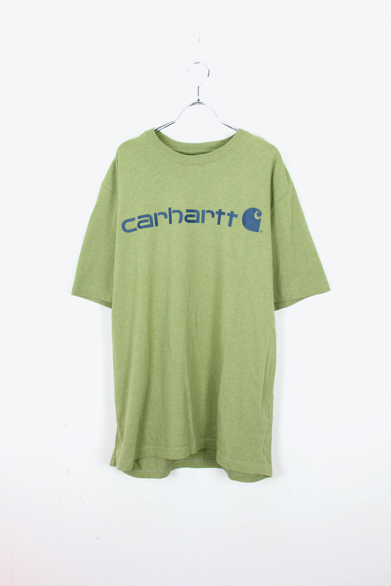 S/S LOGO TEE SHIRT / LIGHT KHAKI [SIZE: M USED]