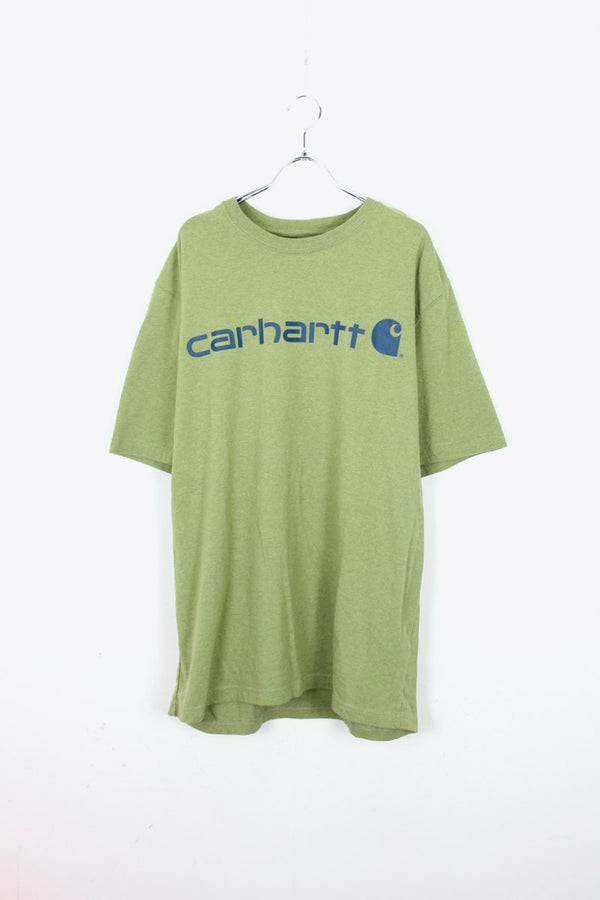 S/S LOGO TEE SHIRT / LIGHT KHAKI [SIZE: M USED]