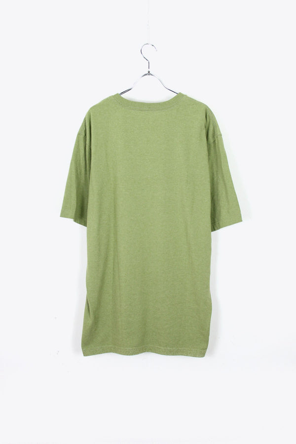 S/S LOGO TEE SHIRT / LIGHT KHAKI [SIZE: M USED]