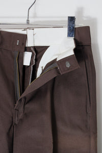 MADE IN USA 80'S 874 WORK PANTS / BROWN [SIZE: W29L34 DEADSTOCK/NOS]