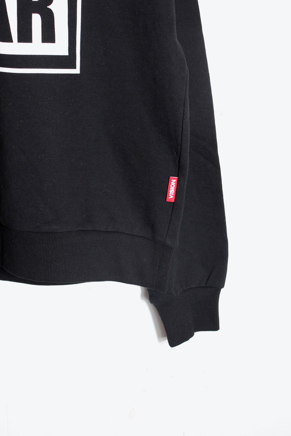 LOGO PRINT SWEATSHIRT / BLACK [SIZE: M DEADSTOCK/NOS]