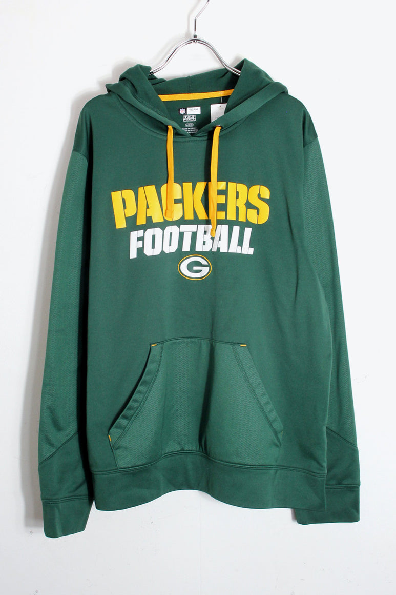 PACKERS POLYESTER SWEAT HOODIE / GREEN [SIZE: L USED]