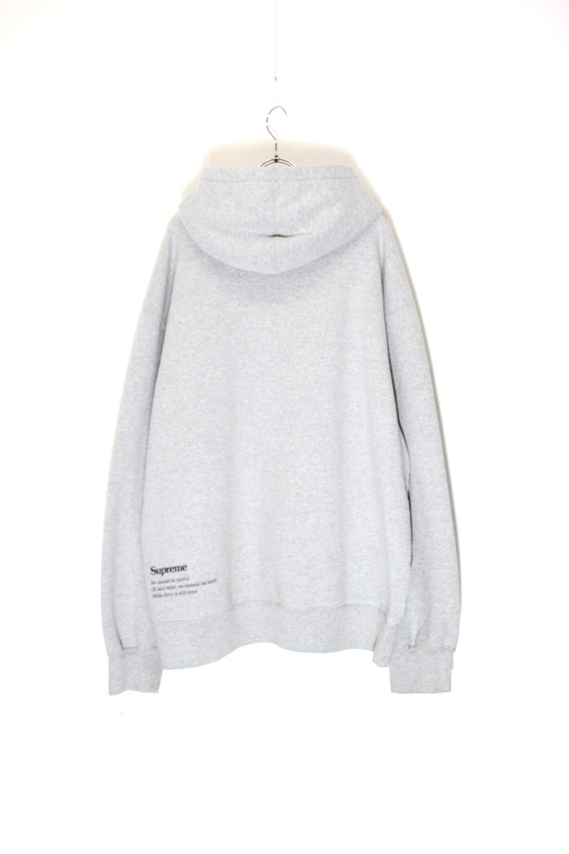 MADE IN CANADA 21AW COLLAGE GRID HOODIE SWEATSHIRT / GREY [SIZE: XL USED]