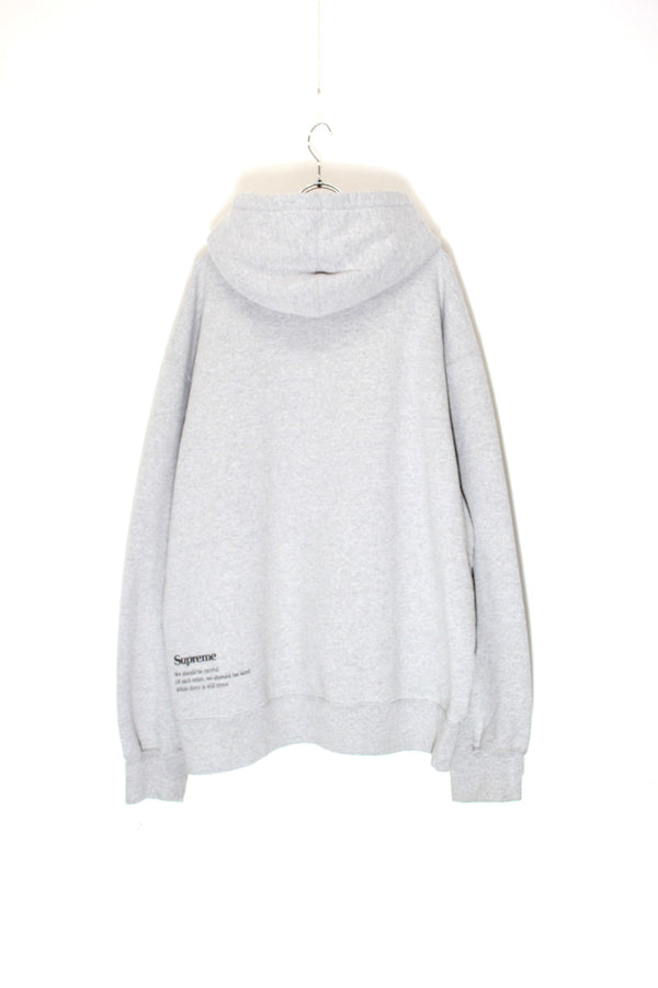 MADE IN CANADA 21AW COLLAGE GRID HOODIE SWEATSHIRT / GREY [SIZE: XL USED]