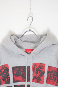 MADE IN CANADA 21AW COLLAGE GRID HOODIE SWEATSHIRT / GREY [SIZE: XL USED]